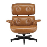 Milan Direct Eames Premium Replica Lounge Chair &amp; Ottoman