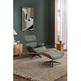 Milan Direct Eames Premium Replica Lounge Chair &amp; Ottoman