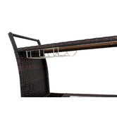 Naturally Provinicial Cairns PE Wicker Bar Cart