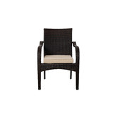 Naturally Provinicial Freshwater 4 Seater Outdoor PE Wicker Dining Set