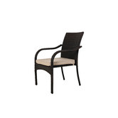 Naturally Provinicial Freshwater 4 Seater Outdoor PE Wicker Dining Set