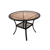 Naturally Provinicial Freshwater 4 Seater Outdoor PE Wicker Dining Set