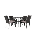 Naturally Provinicial Freshwater 4 Seater Outdoor PE Wicker Dining Set