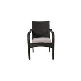 Naturally Provinicial Freshwater 4 Seater Outdoor PE Wicker Dining Set