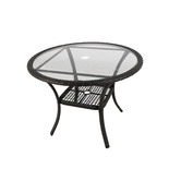 Naturally Provinicial Freshwater 4 Seater Outdoor PE Wicker Dining Set