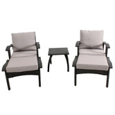 Naturally Provinicial Manly 5 Piece Outdoor PE Wicker Lounge Set