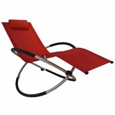 Naturally Provinicial Avalon Aluminium &amp; Mesh Folding Rocking Lounger