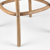 Naturally Provinicial Cross Back Parisian Dining Chairs with Solid Seats
