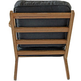 Naturally Provinicial Coila Solid Oak &amp; Linen Leisure Armchair