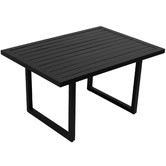 Naturally Provinicial Black Randgris Outdoor Aluminium Coffee Table