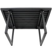 Naturally Provinicial Black Randgris Outdoor Aluminium Coffee Table
