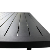 Naturally Provinicial Black Randgris Outdoor Aluminium Coffee Table