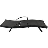 Naturally Provinicial Grey Hilda PE Wicker Sun Lounge