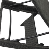 Naturally Provinicial Grey Hilda PE Wicker Sun Lounge