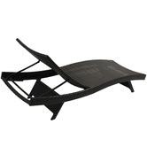 Naturally Provinicial Brown Hilda PE Wicker Sun Lounges