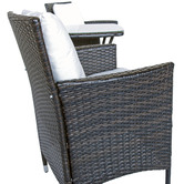 Naturally Provinicial 2 Seater Polina PE Rattan Outdoor Lounge Set