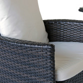 Naturally Provinicial 2 Seater Polina PE Rattan Outdoor Lounge Set