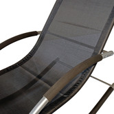 Naturally Provinicial Morris Teslin Outdoor Rocking Lounge Chair