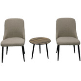 Naturally Provinicial Natural Corsha Round Outdoor Coffee Table