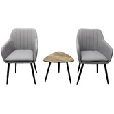 Naturally Provinicial Light Grey Marcus Outdoor Dining Chairs