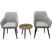 Naturally Provinicial Light Grey Marcus Outdoor Dining Chairs