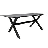 Naturally Provinicial 180cm Grey Atlas Aluminium Outdoor Dining Table