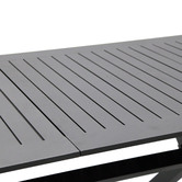 Naturally Provinicial 180cm Grey Atlas Aluminium Outdoor Dining Table