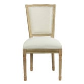 Naturally Provinicial Natural &amp; Cream Oakley Wooden Dining Chair