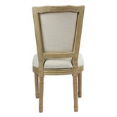 Naturally Provinicial Natural &amp; Cream Oakley Wooden Dining Chair