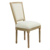 Naturally Provinicial Natural &amp; Cream Oakley Wooden Dining Chair
