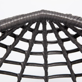 Naturally Provinicial Charcoal Bourne Standing Outdoor Basket Chair