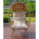 Naturally Provinicial Millie Standing Outdoor Basket Chair