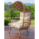 Naturally Provinicial Millie Standing Outdoor Basket Chair