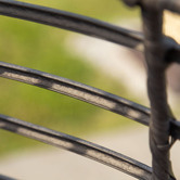 Naturally Provinicial Charcoal Bourne Standing Outdoor Basket Chair
