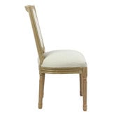 Naturally Provinicial Natural &amp; Cream Oakley Wooden Dining Chair