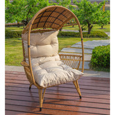 Naturally Provinicial Millie Standing Outdoor Basket Chair
