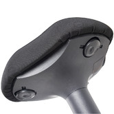 Naturally Provinicial Black Cranland Ergonomic Office Stool