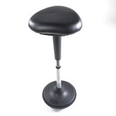 Naturally Provinicial Namcel Faux Leather Ergonomic Office Stool