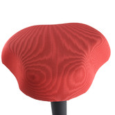 Naturally Provinicial Red Tyrene Ergonomic Office Stool