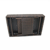 Naturally Provinicial Rossi Rattan Foldable Outdoor Side Table