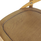 Naturally Provinicial 67cm Donald Oak Cross Back Barstool