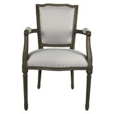 Naturally Provinicial Renesmae Linen Dining Chair