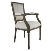Naturally Provinicial Renesmae Linen Dining Chair