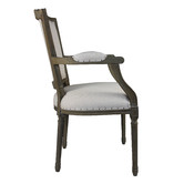 Naturally Provinicial Renesmae Linen Dining Chair
