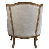 Naturally Provinicial French Country High Back Wing Armchair