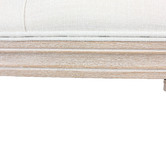 Naturally Provinicial Zelus Linen Ottoman Bench