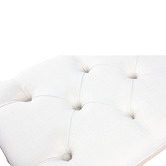 Naturally Provinicial Zelus Linen Ottoman Bench