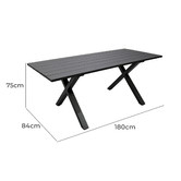 Naturally Provinicial 180cm Burmese Outdoor Dining Table