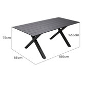 Naturally Provinicial 180cm Burmese Outdoor Dining Table