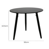 Naturally Provinicial Black Micel Outdoor Coffee Table